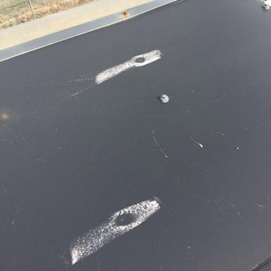 Metal Roof Hail Damage