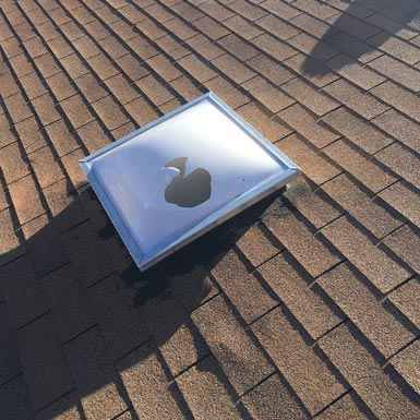 Hail Damage To Roof