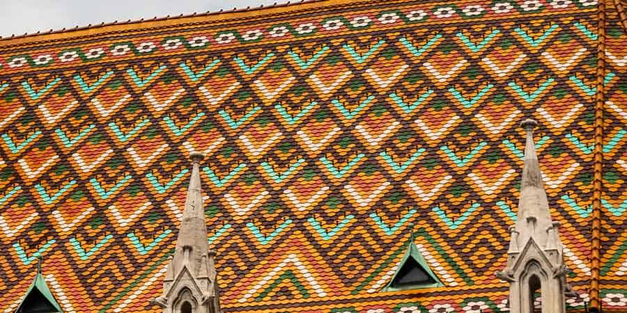 Patterned Slate Roof
