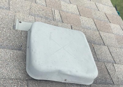 Roof Vent Hail Damage