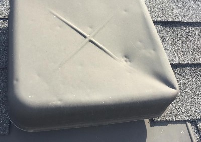 Roof Vent Hail Damage