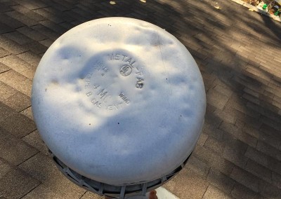 Roof Vent Hail Damage