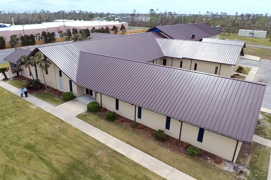 Standing Seam Metal Roof - Central Baptist Church