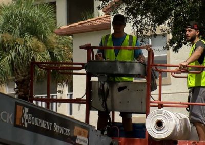 Shrink Wrap Roof Setup
