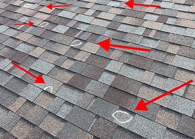 Shingle Hail Damage Documentation