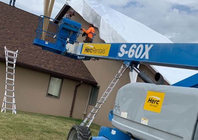Shrink Wrap Installation Crew