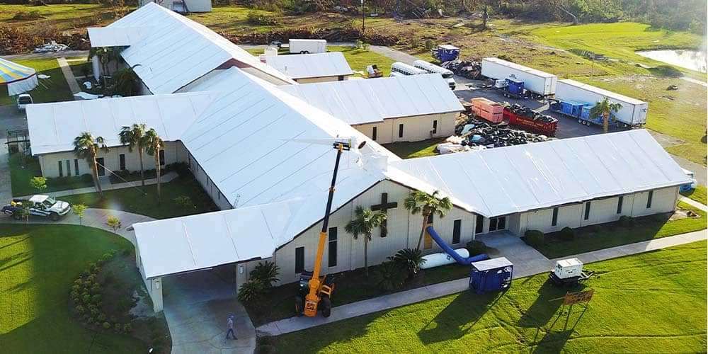Shrink Wrap Roofing Church Shrink Wrap Roofing Church