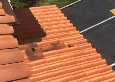 Broken Tiles on Roof