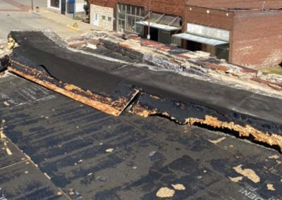Roof Edge Torn Off