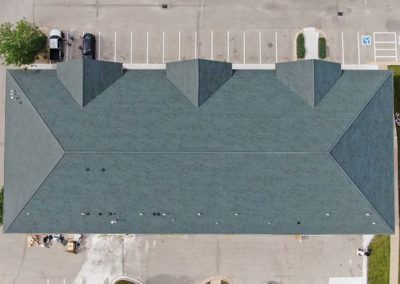 Asphalt Shingles Strip Mall