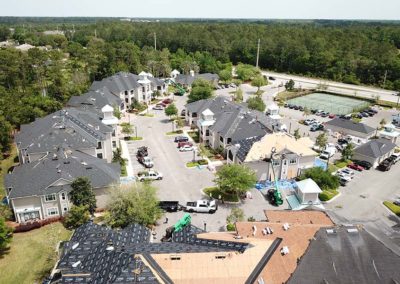 Asphalt Shingles Apartment Installation