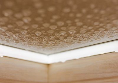 Water dripping from ceiling