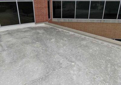 Multiple Hail Strikes on TPO Membrane Roof