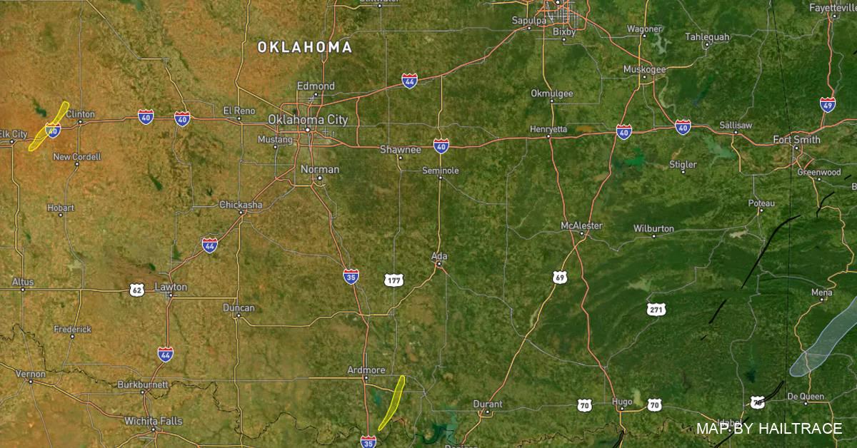 Hail and Wind Damage Map – Southeast Oklahoma, Tornadoes, Wind 11/4/2022 Hail and Wind Damage Map - Southeast Oklahoma, Tornadoes, Wind 11/4/2022