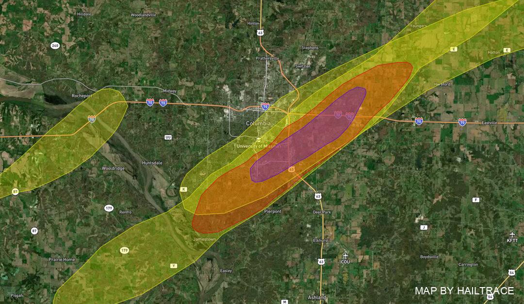 Get Peace of Mind with RestoreMasters’ Professional Roof Repair for Hail Damage in Columbia, MO After March 31, 2023, Storm