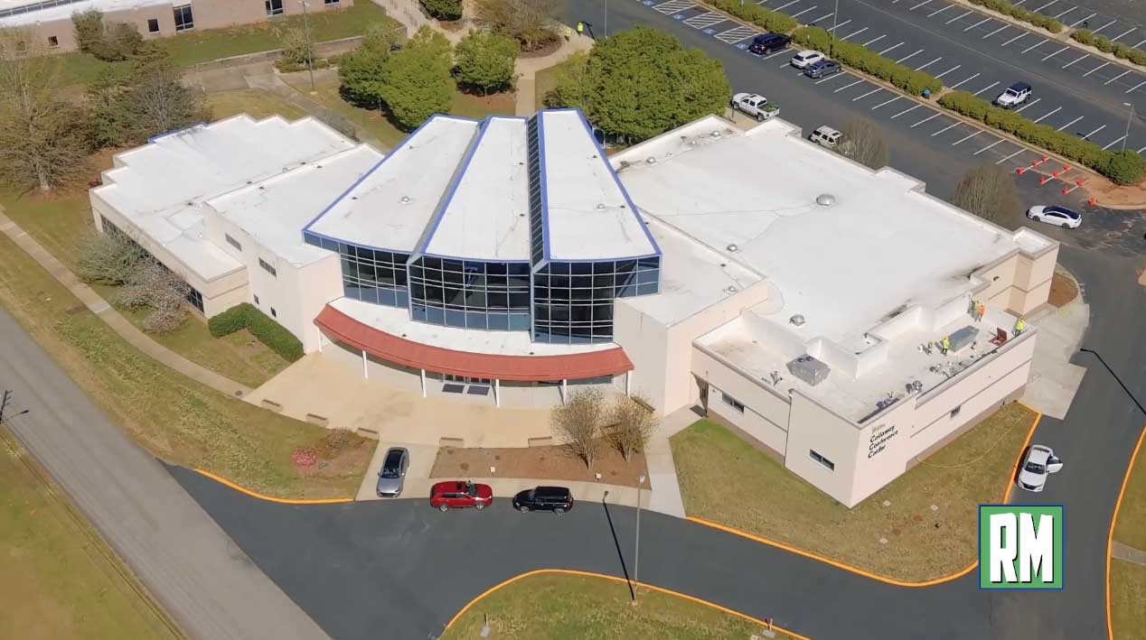 Hail Damage Roof Repair TPO Roofing System (West Technical